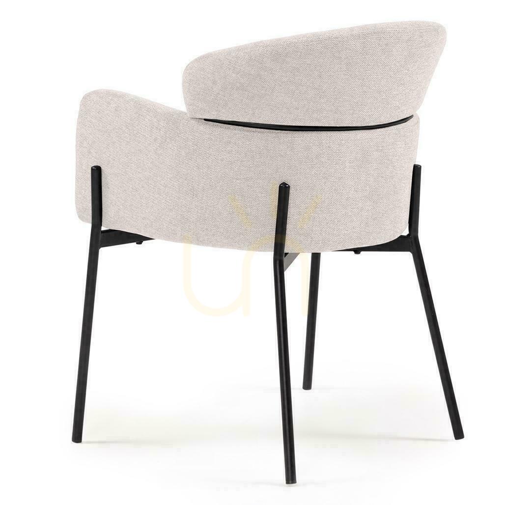 Vedere Set de 2 scaune MAREO Bej deschis Set de 2 scaune MAREO Bej deschis