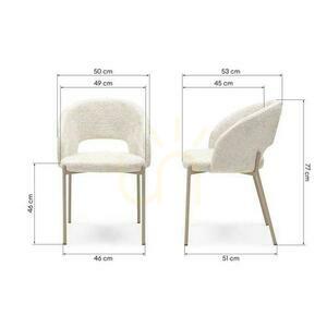 Set de 2 scaune MORES bej deschis 7 Set de 2 scaune MORES bej deschis small 7