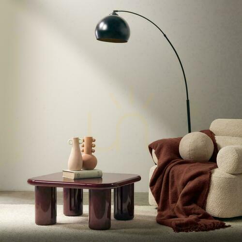 Verifica Măsuță de cafea MURIEN 70 cm bordo-cireș lucios Nova Nook
