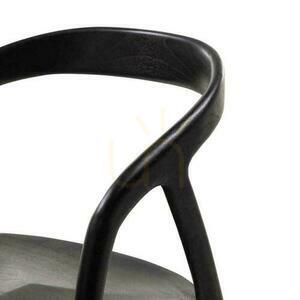 NIBI NIBI OKA OKA Scaun din lemn Black Tek small 8