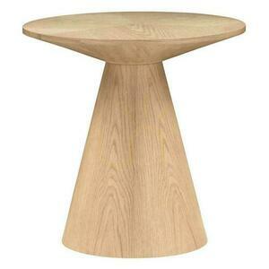 Măsuță ORB 60 cm, furnir de stejar natural small 6
