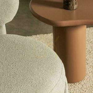 Set de 2 fotolii tapițate SAMMA Gray-Beige Boucle small 6