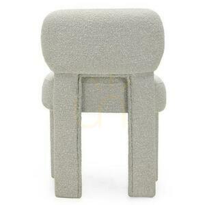 Set de 2 scaune tapițate SAMMA Gray-Beige, Boucle small 3