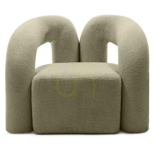 Verifica SELLEL Fotoliu tapițat Beige-Brown Boucle