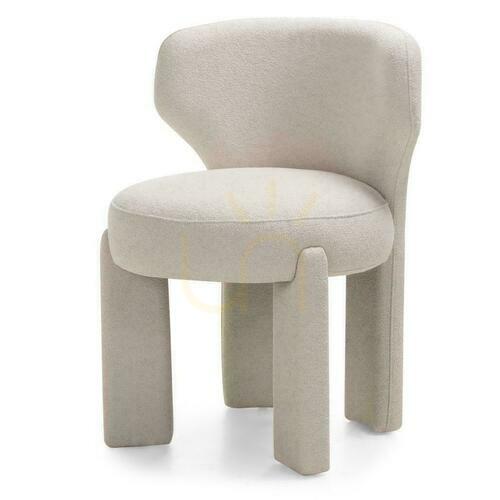 Verifica Set de 2 scaune tapițate SELEN Cream Boucle