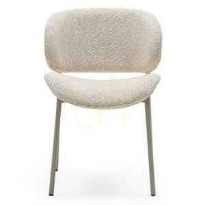 Set de 2 scaune tapițate SUKRA Beige Boucle small 4