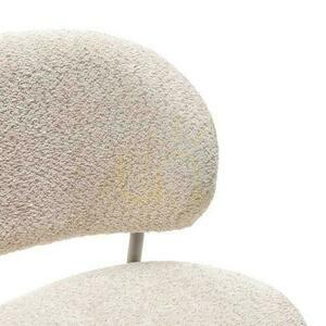 Set de 2 scaune tapițate SUKRA Beige Boucle small 7