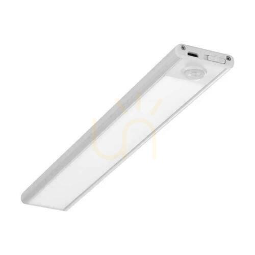Verifica V-TAC 1.5W LED sub corp de iluminat argint senzor de mișcare încărcare USB 30cm VT-8141 3000K 110lm
