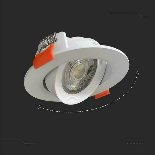 Verifica LED mesh V-TAC 7W alb downlight 3in1 VT-2707CCT 3000K-4000K-6500K 510lm 5 ani garanție