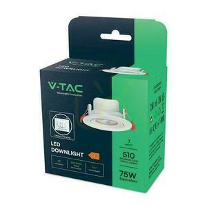 LED mesh V-TAC 7W alb downlight 3in1 VT-2707CCT 3000K-4000K-6500K 510lm 5 ani garanție small 3