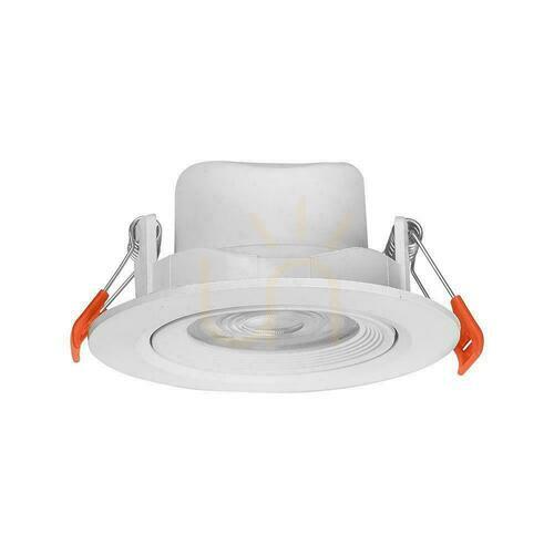 Verifica LED mesh V-TAC 7W alb downlight 3in1 VT-2707CCT 3000K-4000K-6500K 510lm 5 ani garanție