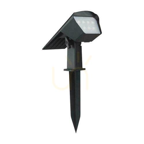 Verifica LED V-TAC solar 1.3W IP65 VT-10183 3000K-4000K-6500K 100lm 2-in-1 grădină perete plug-in corp de iluminat 3 ani garanție