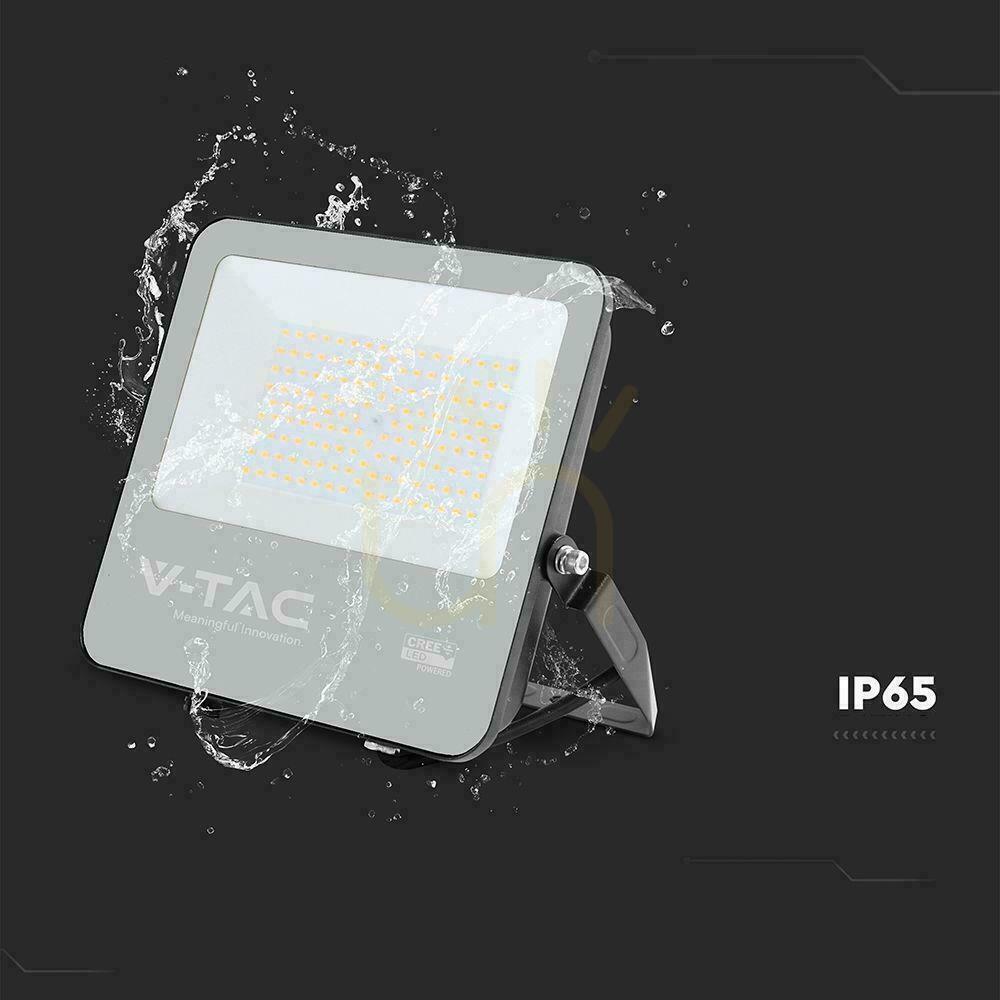 Verifica Proiector LED V-TAC CREE CHIP 100W 135lm/W carcasă neagră cablu 1m IP65 VT-44101 3000K 13500lm 6 ani garanție Proiector LED V-TAC CREE CHIP 100W 135lm/W carcasă neagră cablu 1m IP65 VT-44101 3000K 13500lm 6 ani garanție