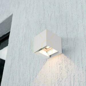 V-TAC 9W LED COB solar perete corp de iluminat cub alb 15x15cm IP65 senzor de mișcare VT-409CCT 3000K-4000K-5000K 800lm small 4