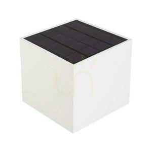 V-TAC 9W LED COB solar perete corp de iluminat cub alb 15x15cm IP65 senzor de mișcare VT-409CCT 3000K-4000K-5000K 800lm small 7