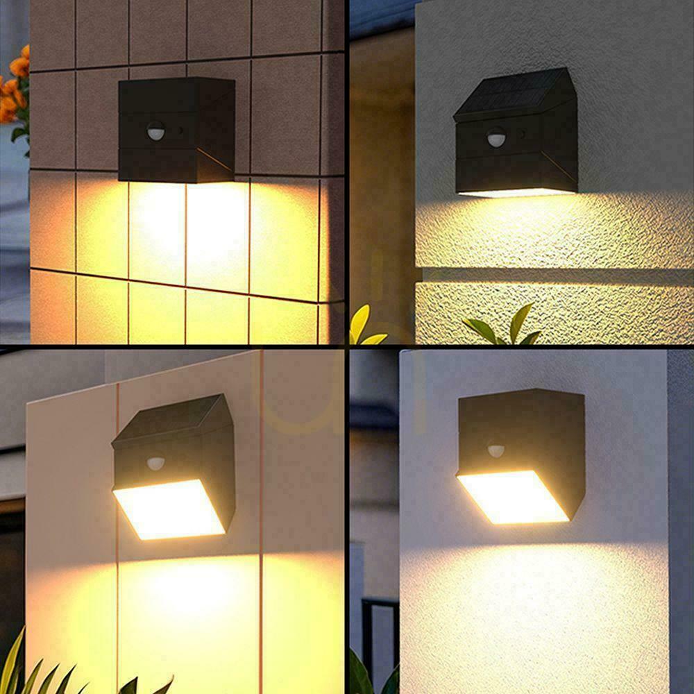 Afişa V-TAC 2.5W CCT solar perete perete lampă senzor de mișcare negru VT-11025CCT-B 3000K-4000K-6000K 300lm V-TAC 2.5W CCT solar perete perete lampă senzor de mișcare negru VT-11025CCT-B 3000K-4000K-6000K 300lm