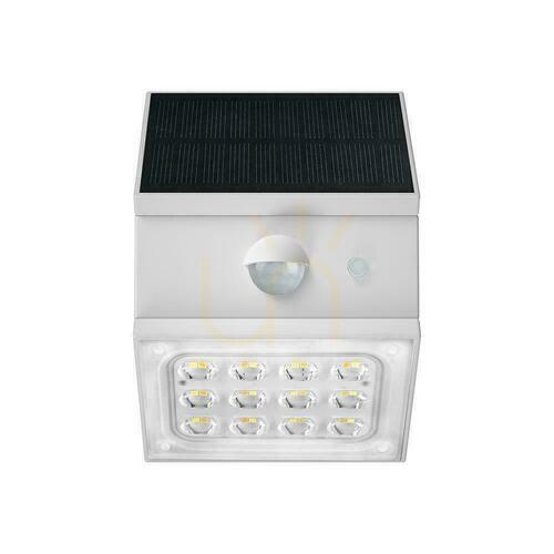 Verifica V-TAC 2.5W CCT solar perete perete lampă senzor de mișcare alb VT-11025CCT-W 3000K-4000K-6000K 300lm