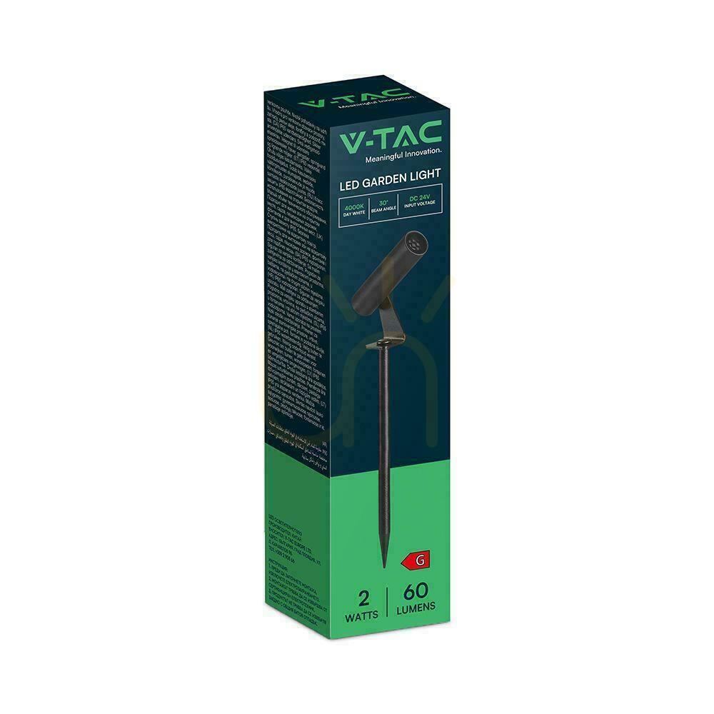 previzualizare Aluminiu V-TAC 2W LED IP65 negru rotund gradina sol corp de iluminat VT-10182 4000K 60lm 3 ani garanție Aluminiu V-TAC 2W LED IP65 negru rotund gradina sol corp de iluminat VT-10182 4000K 60lm 3 ani garanție