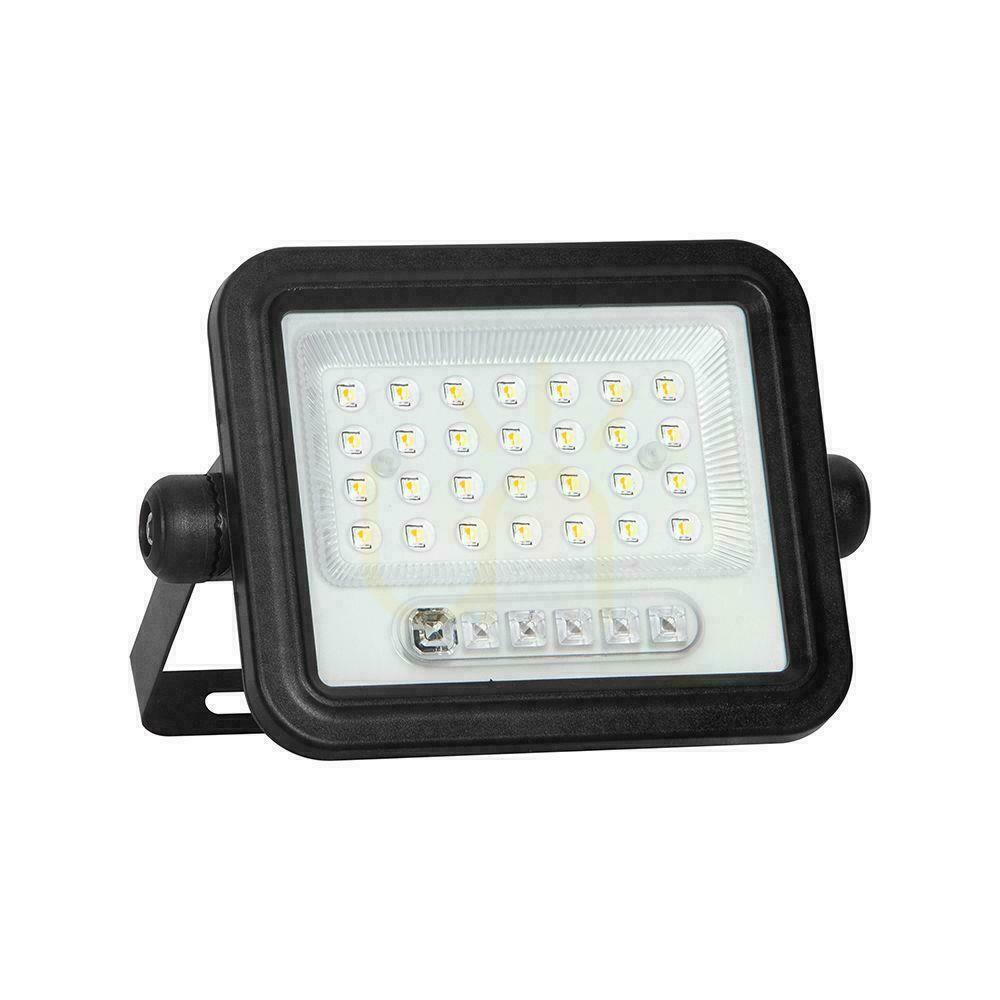previzualizare V-TAC 50W CCT solar LED proiector de la distanță cronometru automat IP65 negru VT-54W 700lm 3 ani garanție V-TAC 50W CCT solar LED proiector de la distanță cronometru automat IP65 negru VT-54W 700lm 3 ani garanție