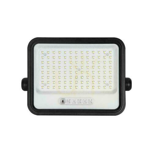 Verifica V-TAC 200W CCT solar LED proiector de la distanță auto timer IP65 negru VT-204W 1700lm 3 ani garanție