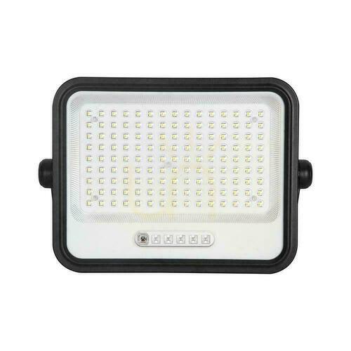 Verifica V-TAC 300W CCT solar LED proiector de la distanță auto timer IP65 negru VT-304W 2400lm 3 ani garanție