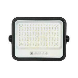 V-TAC 300W CCT solar LED proiector de la distanță auto timer IP65 negru VT-304W 2400lm 3 ani garanție small 1