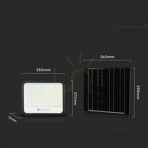 V-TAC 400W CCT solar LED proiector de la distanță auto timer IP65 negru VT-404W 3000lm 2 ani garanție small 4