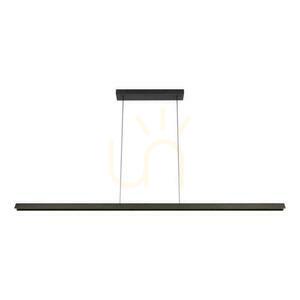 Lampă suspendată Lucide Felsted LED 28W neagră lemn Japandi 01403/28/70 small 1