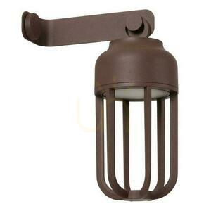 Lampa de perete exterior Lucide WELLS LED 5W maro 33809/05/97 small 1