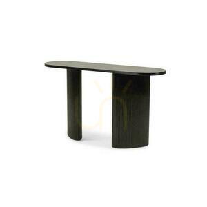Birou / masă consolă Nova Nook ALREQUIN 140 cm, negru small 4
