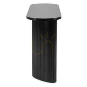 Birou / masă consolă Nova Nook ALREQUIN 140 cm, negru small 6