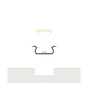 Set profil LED încastrat TEKKNI SELDE 3 m, argintiu, difuzor mat S14 small 6