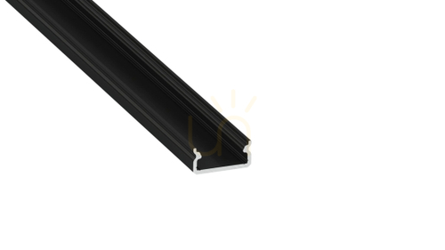Verifica LUMINI profil tip ONI negru anodizat 2 m