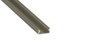 Profil LED Lumines ONI 1 m, inox anodizat, aplicat, 14,4 × 6,5 mm, bandă până la 12 mm small 0