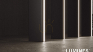 Profil LED LUMINES RAI negru lăcuit 3 m aparent small 3