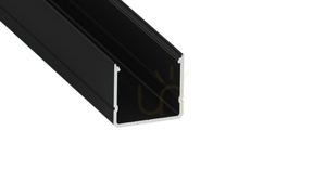 Profil LED LUMINES RAI negru lăcuit 3 m aparent small 0