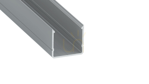 Verifica LUMINI profil tip RAI argint anodizat 3 m