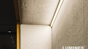 LUMINES profil tip AGO argint anodizat 3 m small 3