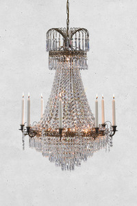 Candelabru Markslojd LACKO 9 becuri transparent metal 66 cm 100659 small 1