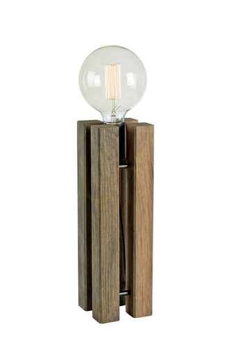 Verifica Lampă de masă Markslojd Lodge 108758 maro lemn 36 cm