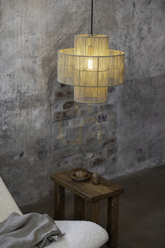 Verifica Lampă suspendată Markslojd SOGA 108767 naturală din oțel și iută 40 cm