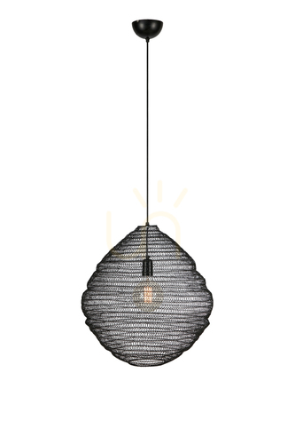 Verifica Lampă suspendată Markslojd Tazza 108772 negru oțel 50 cm