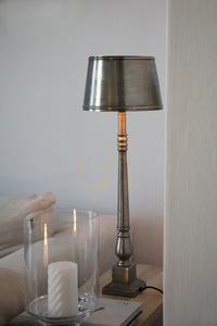 Lampă de masă Markslojd Metallo 108775 argintiu antic aluminiu 66 cm small 1