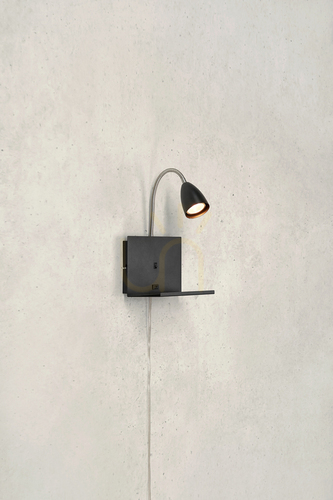 Verifica Lampă de perete Markslojd Cuarto 1L negru 30x20 cm 108855