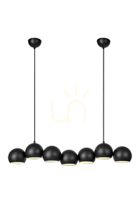 Lampă suspendată Markslojd CUPOLO 7L sand/negru 108860 small 0