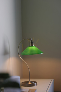 Lampă de masă Markslojd VELA 108864 verde alamă antică small 1