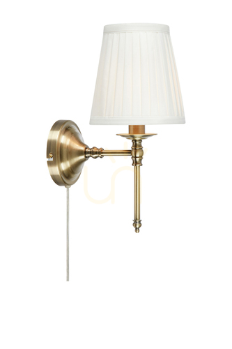 Verifica Aplica de perete Markslojd Manor 108968 alamă antică oțel 40 cm