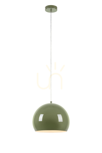 Verifica Lampă suspendată Markslojd POP verde oțel 28 cm 108988