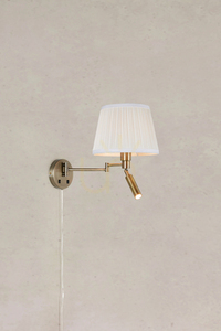 Lampă de perete Markslojd Pivot 2L alamă antică oțel LED 109017 small 1