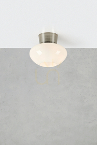 Plafond Markslojd Malaga 25 cm nichel satinat alb otel 109025 small 1